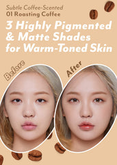 I'm Meme Palette - Afternoon Tea Contour | Roasting Coffee, Bronzer Palette for Face & Cheeks, Matte Powder Bronzer, Natural Makeup, Buildable Coverage, Light to Medium, For Warm Tone Skin, 0.4 Oz