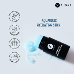 Sugar Cosmetics Aquaaholic Hydrating Stick, 32g Moisturizer, Refreshing
