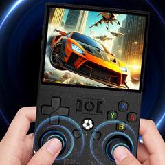 XUMIUZIY Retro Handheld Game Console, Supports 60+ Emulator Games, 3.5 Inch IPS Screen Portable Pocket Video Player, 4000mAh Battery, Powerful Chipset RK3326 1.5GHZ (128GB)