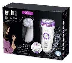 Braun Silk-epil 9 9-579 Wet & Dry Epilator With 7 Extras