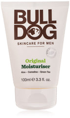 Bull Dog Original Skin Softening Moisturizer for Men, Hydrating Formula with Aloe Vera, Camelina Oil, and Green Tea | 100ml