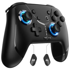 Funito Wireless Switch 2 Controller for Switch 2/1/Lite/OLED, Bluetooth Game Controller for iPhone/Android/PC/Steam/Mac/iPad/TV with Loop Macro/Vibration/Motion Control/Turbo/800mAh Battery