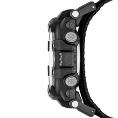 Skechers Casual Digital Watch for Men - Keats Black/Silver