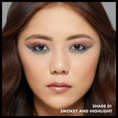 NYX PROFESSIONAL MAKEUP Ultimate Shadow Palette, Smokey And Highlight 01, 0.02 Ounce (Pack Of 1)