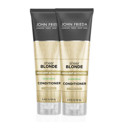 John Frieda Sheer Blonde Highlight Activating Shampoo, Conditioner, Dark 8.45 Ounces