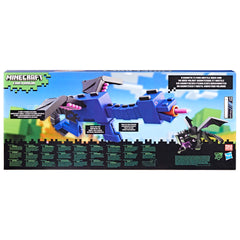 Nerf Minecraft Ender Dragon Blaster, 4-Dart Internal Clip, 12 Nerf Elite Foam Darts, Design Inspired by Minecraft Mob in the Game