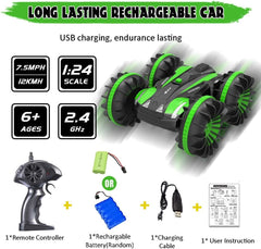 Seckton Amphibious RC Car for Kids Toys for 6-10 Year Old Boys 2.4 GHz Remote Control Boat Waterproof RC Monster Truck 4WD Remote Control Vehicle Gifts All Terrain Water Snow Pool Toy