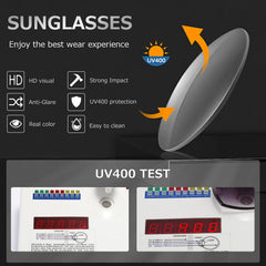 AEVOGUE Sunglasses For Women Oversized Rimless Diamond Cutting Lens Sun Glasses AE0534