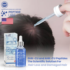 Copper Peptide 10% GHK-CU, 5% AHK-CU peptides Hair Growth Treatment Serum