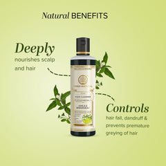 Khadi Natural Ayurvedic A mla And Bhringraj Hair Cleanser(Shampoo), Sls And Paraben Free, 210 ml