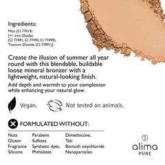Alima Pure Bronzer - Trinidad, 4.5g