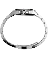 Timex 43 mm Harborside Coast Watch - Stainless Steel/Teal/Silver-Tone