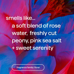 Method Body Lotion, Pure Peace, Rose Water, Peonies + Pink Sea Salt notes, 24 Hours of Moisture, 14 oz