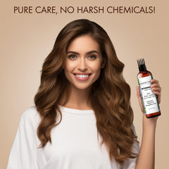 Majestic Pure 100% Pure Oil with Biotin for Hair Care, Strengthening, Nourishing and Volumising Formula with Jojoba Oil and Castor Oil - GMO Free Verified (6.7 Fl Oz (Pack of 2), Rosemary)