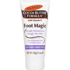 Palmer's Cocoa Butter Formula Foot Magic Moisturizing Cream with Vitamin E -Softens & Soothes Feet-Deeply Moisturizes Rough & Dry Skin-Improves Textures,Irritation,Scars & Marks-Apply Daily-60gm
