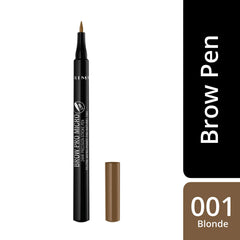 Rimmel London, Brow Pro Micro 24HR Precision-Stroke Pen, 01 Blonde, 1 ml