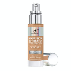 IT Cosmetics Your Skin But Better Foundation + Skincare, Tan Neutral 39 - Hydrating Coverage - Minimizes Pores & Imperfections, Natural Radiant Finish - With Hyaluronic Acid - 1.0 fl oz