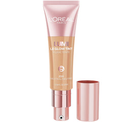 L’Oréal Paris Lumi Le Glow Skin Tint, Lightweight Water-Based Tinted Serum with Foundation-Like Coverage, Glow Illuminator, Neutral 200, 0.85 Fl Oz