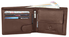 WildHorn Men Leather Wallet for Men Men's Wallet - Brown