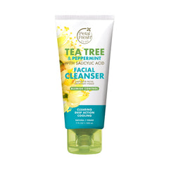 Petal Fresh Blemish Control Tea Tree & Peppermint Facial Cleanser, 200 Ml | With Salicylic Acid | For Deep Cleansing, Cooling & Refreshing Skin