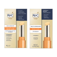 RoC - Multi Correxion Revive + Glow Eye Balm - Includes Vitamin C - Hypoallergenic - 4g