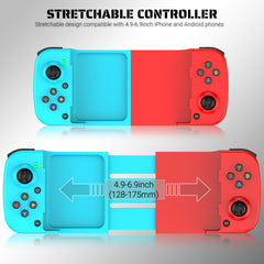 arVin Bluetooth Controller for iPhone 14/13/12/11, iPad, MacBook, iOS, Wireless Gamepad for Android Samsung Galaxy S22/S21/S20, TCL, Tablet, PC Game Joystick, CODM, Genshin Impact -with Back Button