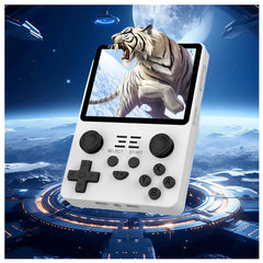 RedAeL Novazoid Retro Game Console - Pocket Gamer 25000 Games,Novazoid Handheld Console,Portable Retro Video Game Console,3.5 Inch Retro Video Game Console With 20000+ Built-In Games (White,16+64G)