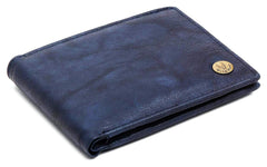 WildHorn Brown Men's Wallet - Blue Antique