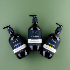 Pura Aromatic Exfoliator Hand Wash A Gently Exfoliating Hand Wash that Cleanses Away Dirt and Leaves Your Hands Moisturized and Smelling Amazing 500ml (Rosemary & Lavender)