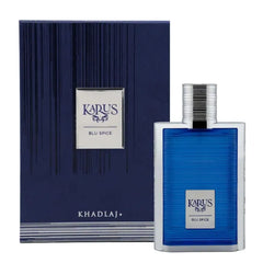 KHADLAJ PERFUMES Karus Blu Spice Eau de Parfum Spray for Unisex, 3.4 Ounce