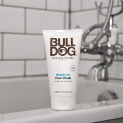 Bulldog Mens Skincare and Grooming Sensitve Face Wash, 5 Ounce