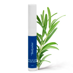 Be Bodywise Brow & Lash Growth Serum 5ml | For Thicker & Fuller Brows & Lashes | With 4% Anagain, 3% Redensyl, 2% LashLD & 1% Rosemary | 100% Eye Safe & Fragrance Free