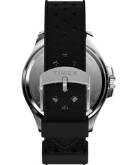 Timex 43 mm Harborside Coast Watch - Black/Green/Silver-Tone
