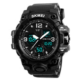 Skmei Sport Watch For Men Analog-Digital Plastic - SKMEI 1155 - Black