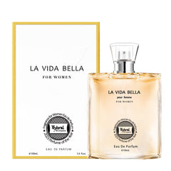Hybrid & Company La Vida Bella Fragrance for Women Eau De Parfum Natural Spray Elegant Scent, 3.4 Fl Oz