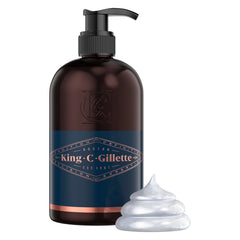 King C. Gillette Men’s Beard and Face Wash with Coconut Water Argan Oil and Avocado Oil 350 ml - Packaging May Vary