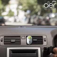 Godrej aer Click, Car Vent Air Freshener Kit - Fresh Lush Green (10G)
