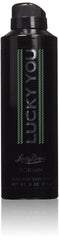 Men's Deodorant & Fragrance Body Spray by Lucky You, Day or Night Casual Scent, 6 Fl Oz