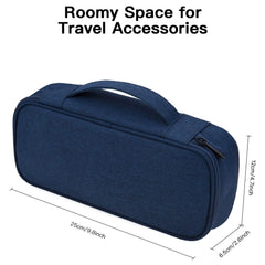Portable Cable Electronic Accessories Storage Bag,Travel Gadgets Storage Case Cable Organizer Pouch Compatible for Charger USB Cables SD Memory Cards Earphone Flash Hard Drive Phone Power Bank