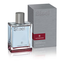 Victorinox Steel V0000896 Eau de Toilette for Men with Violet Leaves and White Fir Perfume Aquatic and Fresh 100 ml