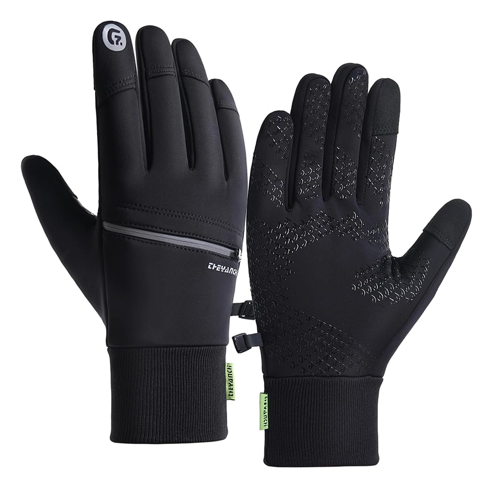 KASTWAVE Unisex Touchscreen Winter Gloves, Waterproof Glove