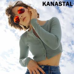 KANASTAL Polarized Sunglasses for Women and Men, Metal Frame Sun Glasses Retro Shades for Mens Driving Outdoor Military Style 100% UV400 Protection