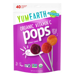 YumEarth Organic Vitamin C Lollipops - 248g (40 Pieces)