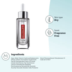 Pure Hyaluronic Acid Serum By L’Oreal Paris Skin Care I Revitalift Derm Intensives 1.5% Pure Hyaluronic Acid Anti-Aging Face Serum To Visibly Plump & Reduce Wrinkles I 1.7 Oz