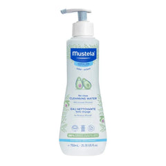 Mustela Baby Cleansing Water - No-Rinse Micellar Water - with Natural Avocado & Aloe Vera - for Baby's Face, Body & Diaper