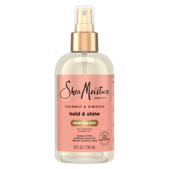 Shea Moisture Coconut & Hibiscus Hydrating Mist keeps hair moisturized and shiny, 237 ml