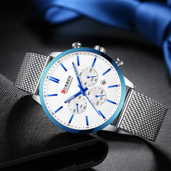 CURREN 8340 Man Watch Man Sport Watch Man Waterproof Outdoor Wristwatch Man Watch Man Chronograph Quartz Business Watch Male Watch for Men