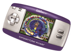 Lexibook, Compact Cyber Arcade Portable Gaming Console, 250 Games, LCD, Purple