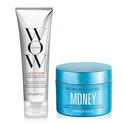 COLOR WOW Chris Appleton's Wash Day Faves - COLOR SECURITY SHAMPOO 100% Clean, sulfate-free shampoo + MONEY MASQUE deep conditioning hair mask for super luxe, expensive-looking hair