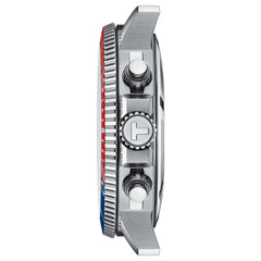 Tissot Mens Seastar 1000 Quartz Chronograph 316L Stainless Steel case Swiss Quartz Watch, Grey, Stainless Steel, 22 (T1204171104103)